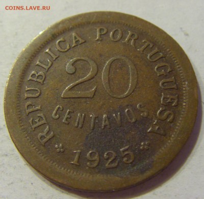 20 сентаво 1925 Португалия №1 05.01.2018 22:00 МСК - CIMG6905.JPG