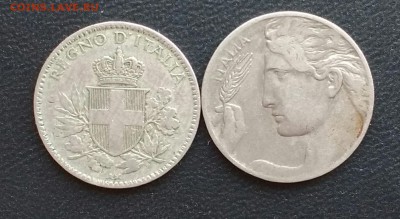 Италия 20 и 50 чентезимо 1940 г., 20 чентезимо и 5 чент 1922 - IMG_20171231_115945