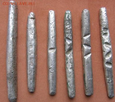 Гривны, платёжные слитки, шейные гривны, полтины - grivna-litovskaya-i-novgorodskaya-l441451
