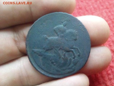 2 копейки 1758г перечекан из Облачной 1756г до 04.01.18 - IMG_20171231_131136