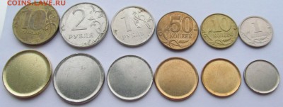 Заготовки для монет №1 10,2,1руб и 50,10,1 коп до 8.01.18 - 2,02,18 002