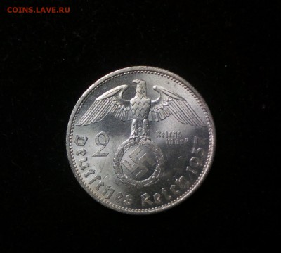 3-й Рейх 2 марки 1937 А UNC Штемпельный блеск 06.01.18 22:10 - 37 (2)