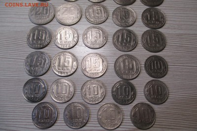 34 никелевых монет 1936-1954 без повторов - 3