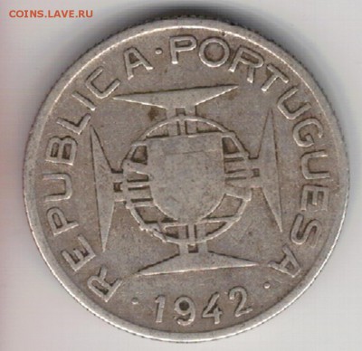 2 эскудо 1942 до 08.01 в 22.00 (Е726) - 5-м