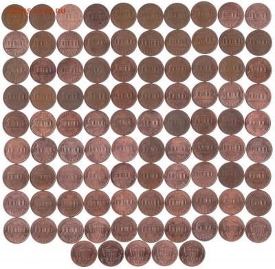 1 цент США 95 шт. 1956 погодовка до 7.01 в 22.00 - 2