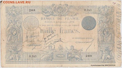 Обнаженка на бонах мира - france_1873_1000f_p54B_SS1_f