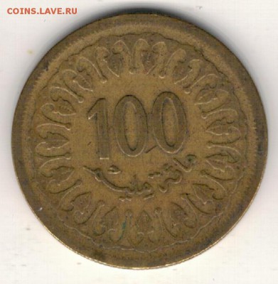 ТУНИС 100 МИЛЛИМОВ 1983 ДО 11.01.2018 В 22.00МСК (Е519) - 4-2т100м1983а