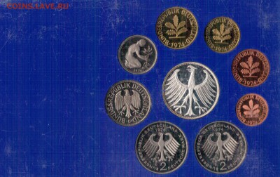 ФРГ НАБОР 1974G ПРУФ ДО 11.01.2018 В 22.00МСК (Е719) - 4-г74г