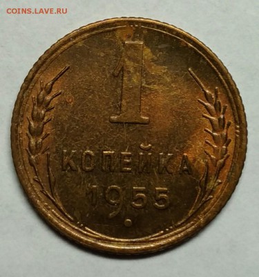 1 копейка 1955 UNC! До 9 января 22-30 - P_20180105_222626_1