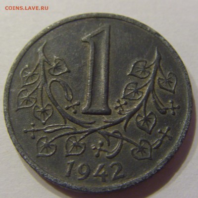 1 крона 1942 Богемия и Моравия №1 11.01.2018 22:00 МСК - CIMG7903.JPG