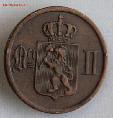 С РУБ. СТАРАЯ НОРВЕГИЯ 2 эре 1899г. до 12.01 в 22-00 - IMG_0457
