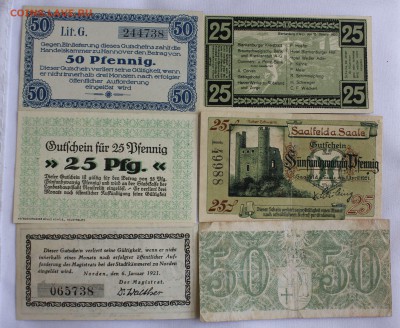 С РУБ. ГЕРМАНИЯ 6 разных нотгельда до 12.01 в 22-00 - IMG_0439