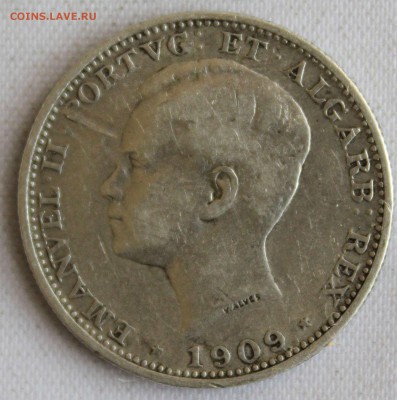 С РУБ. ПОРТУГАЛИЯ 200 рейс   1909г. ЭММАНУЭЛЬ-II до 12.01 - IMG_0519