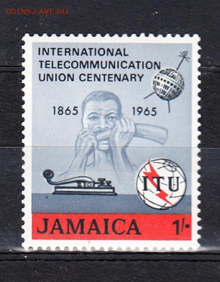 Ямайка 1965 ITU 1м - 1к