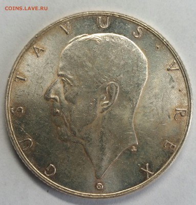 Швеция. 2 кроны 1938г. Шведский дэлавер. До 11 января 22-30 - P_20180107_143150_1