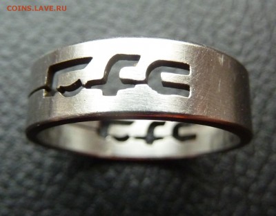 С 1 Рубля кольцо из нержавеющей стали - P1050685.JPG