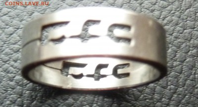 С 1 Рубля кольцо из нержавеющей стали - P1050684.JPG
