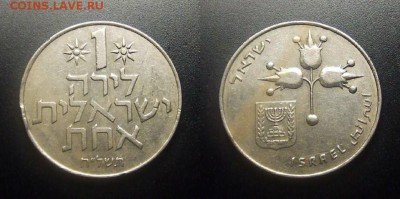МОНЕТЫ МИРА 12-17 - Израиль – 1 лира (1978) «Цветы граната»