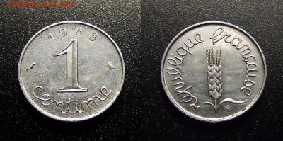 МОНЕТЫ МИРА 12-17 - Франция – 1 сантим (1963)