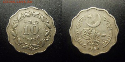 МОНЕТЫ МИРА 12-17 - Пакистан – 10 пайс (1968)