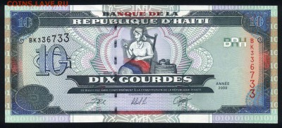 Гаити 10 гурдов 2000 unc 14.01.18 22:00 мск - 1