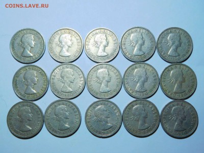 Погодовка 1 шиллинг Великобритании, 15 штук, до 13.01.2018г. - DSCN3597_thumb