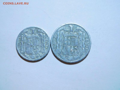 5 и 10 сентимо Испании, 1941-1945 годы, до 13.01.2018г. - DSCN3717_thumb