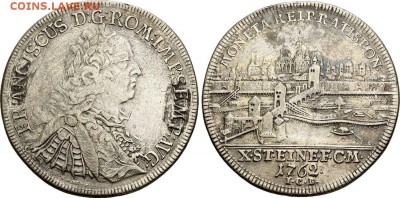 Талер Регенсбург  1762 - 1762