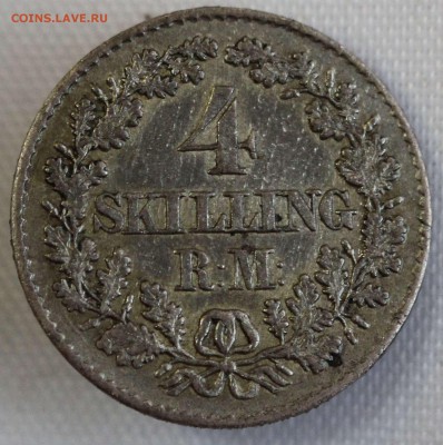 С РУБ. ДАНИЯ 4 скиллинга 1867г.ХРИСТИАН-IX до 15.01 в 22-00 - IMG_0380