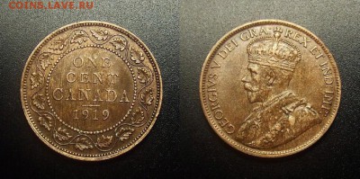 МОНЕТЫ МИРА 12-17 - Канада – 1 цент (1919) «Георг V»