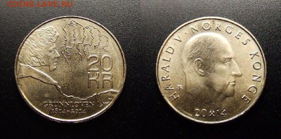 МОНЕТЫ МИРА 12-17 - Норвегия – 20 крон (1995) «200 лет Конституции»