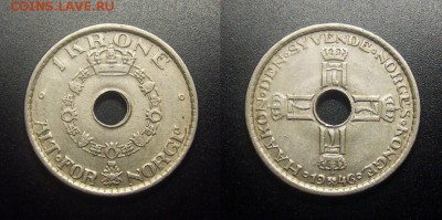 МОНЕТЫ МИРА 12-17 - Норвегия – 1 крона (1946)