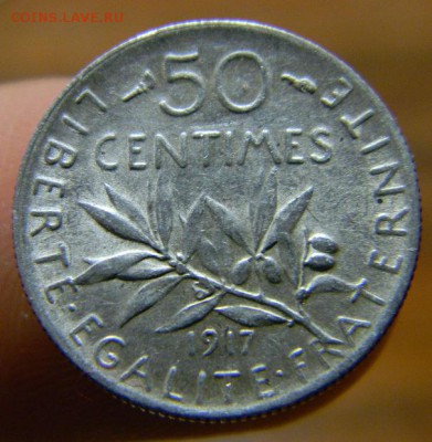 50 сантимов франция 1917 - DSCN3105.JPG