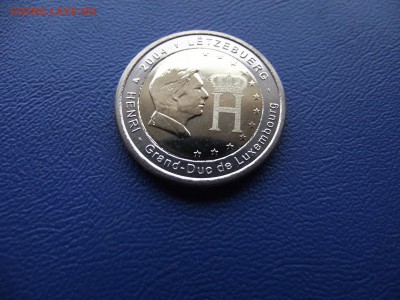 2 Евро Портрет и монограмма герцога Люксембурга Анри Нассау - DSCF7544.JPG
