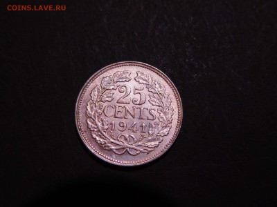 25 центов, Нидерланды, 1941г., до 14.01.2018г. - DSCN3513_thumb