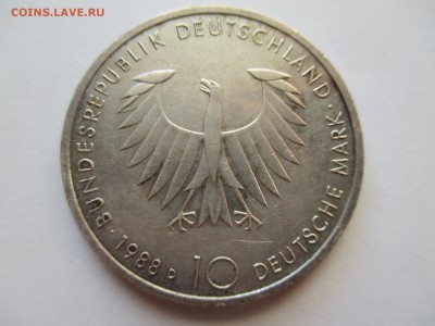 Германия 10 марок 1988 Шопенгауэр - IMG_0049.JPG