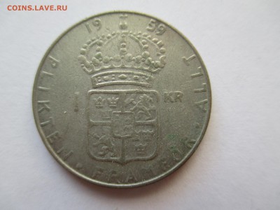 Швеция, 1 крона 1959  не частая - IMG_0065.JPG
