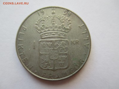 Швеция, 1 крона 1959  не частая - IMG_0064.JPG