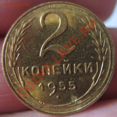2 Копейки 1955 года-Штемпельная - 2-1955-2