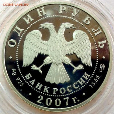 1 руб Степной лунь 2007г 16.01.18 в 22-00 - DSC03253.JPG