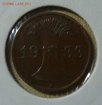 Веймарская республика, 1р.пф. 1933 F, до 22.00 16.01. - P1190024.JPG