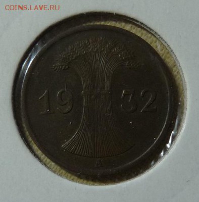Веймарская республика, 1р.пф. 1932 А, до 22.00 16.01. - P1190028.JPG