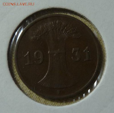 Веймарская республика, 1р.пф. 1931 F, до 22.00 16.01. - P1190031.JPG