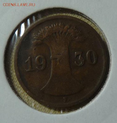 Веймарская республика, 1р.пф. 1930 F, до 22.00 16.01. - P1190042.JPG