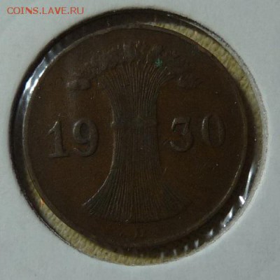 Веймарская республика, 1р.пф. 1930 D, до 22.00 16.01. - P1190046.JPG