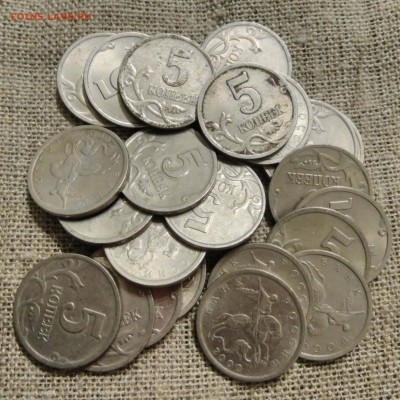 1 копейка 1999 сп (25 шт), 5 копеек 2000 сп (25 шт). - САМАРА10-min
