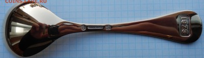 БУДЬ ГОТОВ к ПРАЗДНИКУ ! Ложка 925Ag+Au 46гр  ДВА ДНЯ ! - Ложка 46-17 1973г 1854р (2)