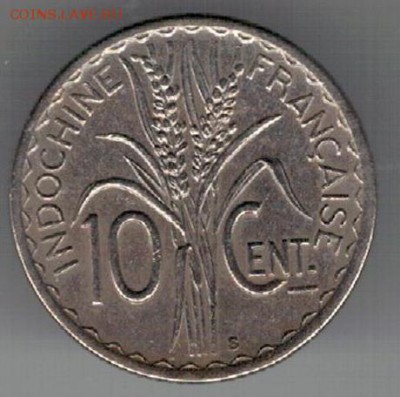Фр.Индокитай 10 центов 1941 до 15.01 в 22.00мск (Е603) - 4-фи1
