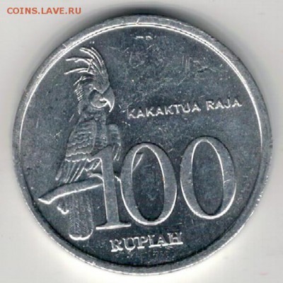 Индонезия 100 рупий 1999 Какаду до 15.01 в 22.00мск (Е515) - 4-1индон100а