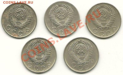 10 копеек 1948,52,55,56,57 годов  до 29.03.2011 в 22.00 МСК - 10 копеек 1948-1957 - 1